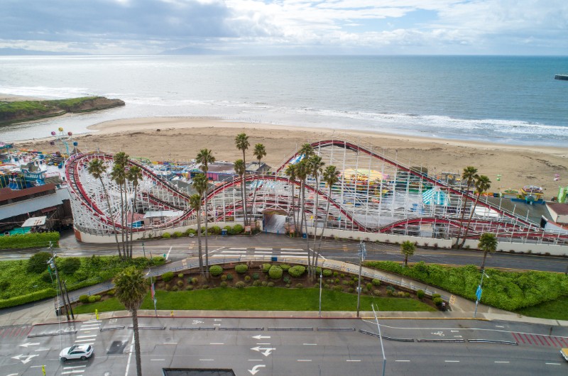 Theme Park by the beach in Santa Cruz